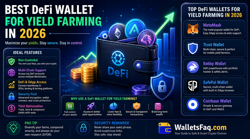 Best DeFi wallet for yield farming in 2026 